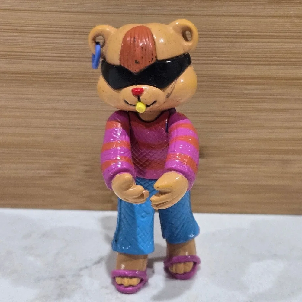 Vintage Alvin and the Chipmunks Eleanor Miller PVC Figure Sunglasses 90s Toy